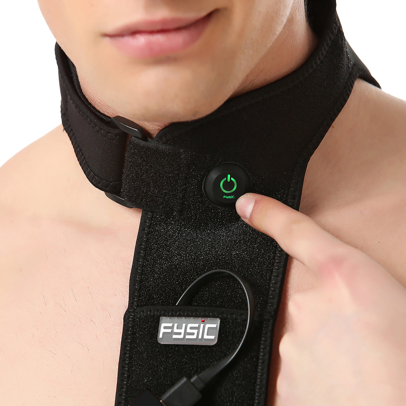 Fysic FHP-160 - Kabellose Wärmebandage für Hals und Nacken