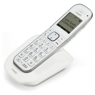 Fysic FX-9000 - DECT-Telefon für Senioren mit großen Tasten und 1 Mobilteil, Weiß