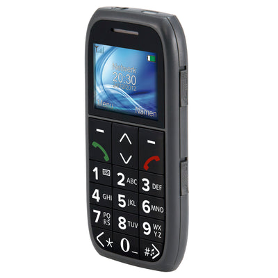 Fysic FM-7575 - Benutzerfreundliches Handy für Senioren mit Notruftaste, Schwarz