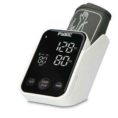 Fysic FCS250 - Set zur häuslichen Gesundheitsüberwachung, Blutdruckmessgerät, Pulsoximeter und Infrarot-Thermometer