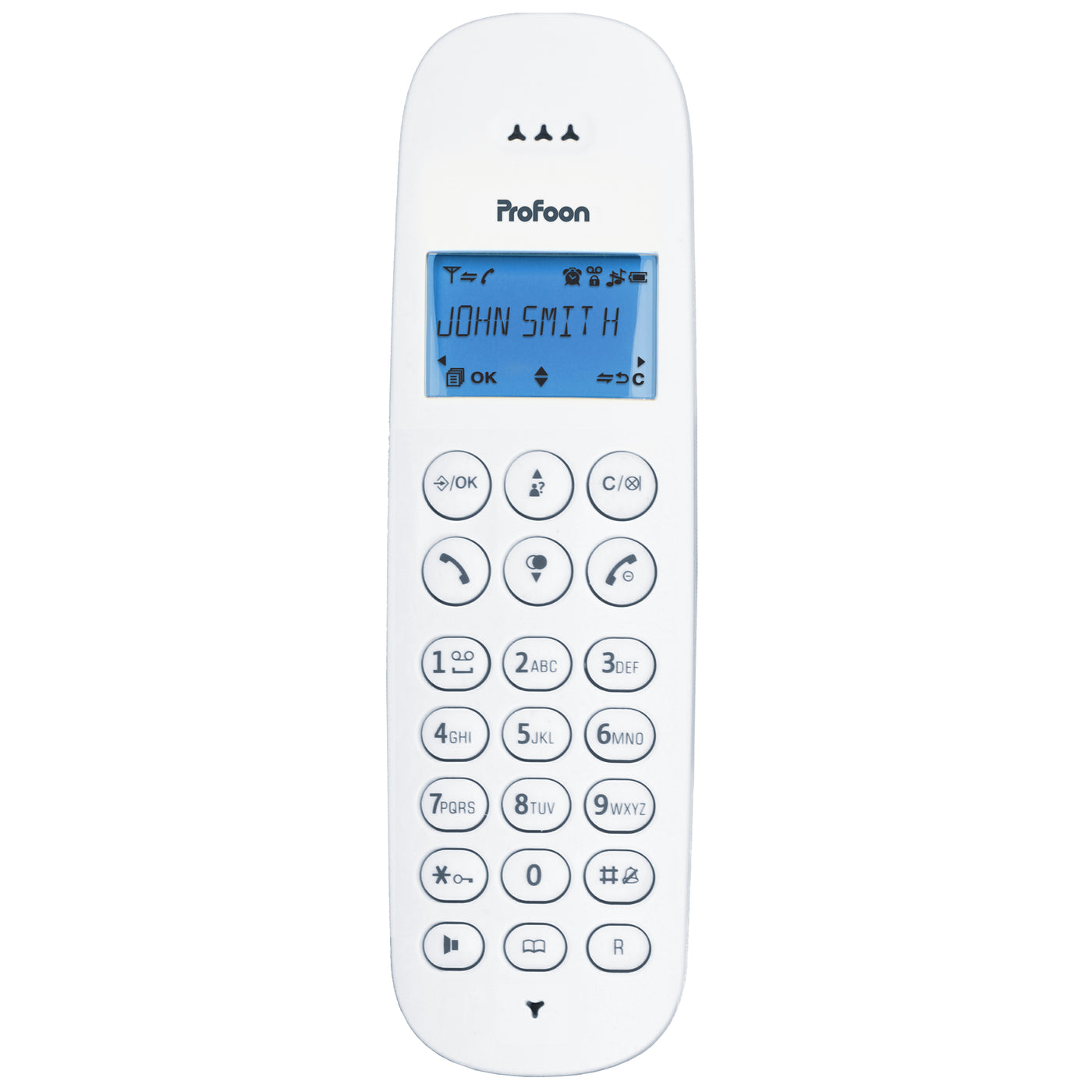 Profoon PDX-300AE - DECT-Telefon mit 1 Mobilteil, Schiefer