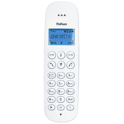 Profoon PDX-300AE - DECT-Telefon mit 1 Mobilteil, Schiefer