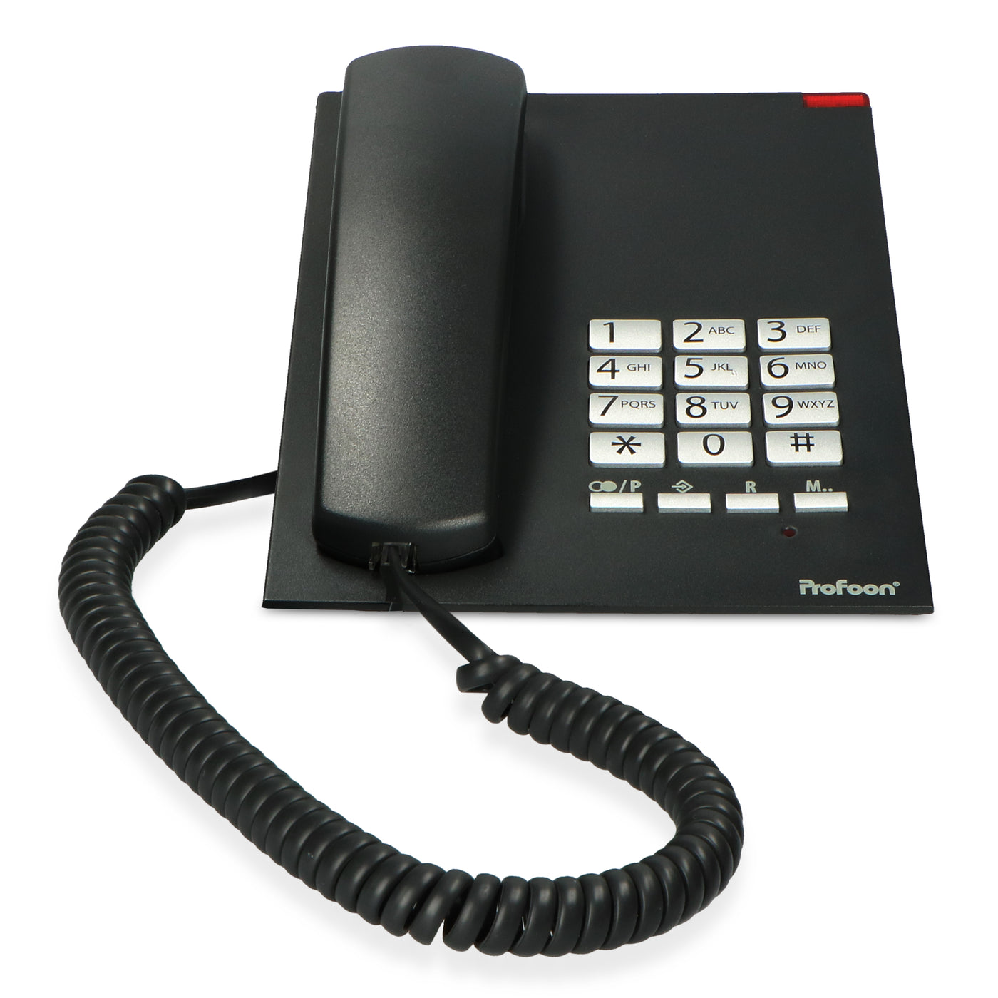 Profoon TX-310 - Schnurgebundenes Telefon, Schwarz