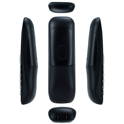 Profoon PDX-1130 - DECT-Telefon mit 3 Mobilteilen, Schwarz