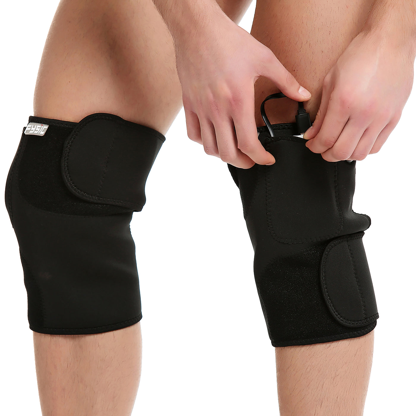 Fysic FHP-180L - Kabellose Wärmebandage für das Knie, links