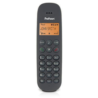 Profoon PDX600 - DECT-Telefon mit 1 Mobilteil, Schwarz