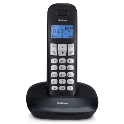 Profoon PDX-1130 - DECT-Telefon mit 3 Mobilteilen, Schwarz