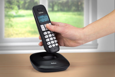 Profoon PDX-1100 - DECT-Telefon mit 1 Mobilteil, Schwarz